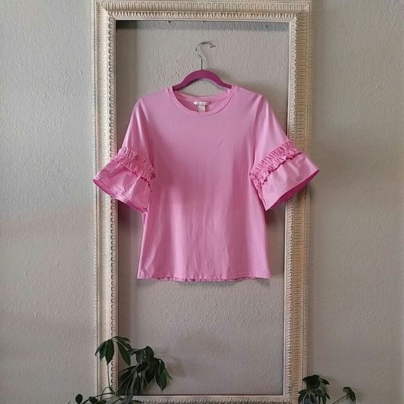 Pink H&M Ruffle-sleeve - Picture 5 of 7